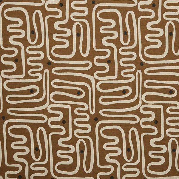 Sunbrella Nema Teak outdoor fabric for patio furniture cushions and outdoor pillows