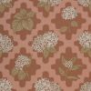Sunbrella Trellis Primrose outdoor fabric for patio furniture cushions and outdoor pillows