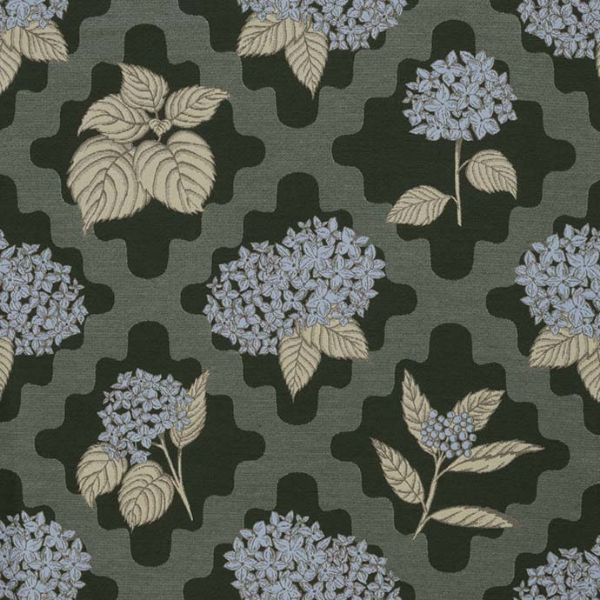 Sunbrella Trellis Topiary outdoor fabric for patio furniture cushions and outdoor pillows
