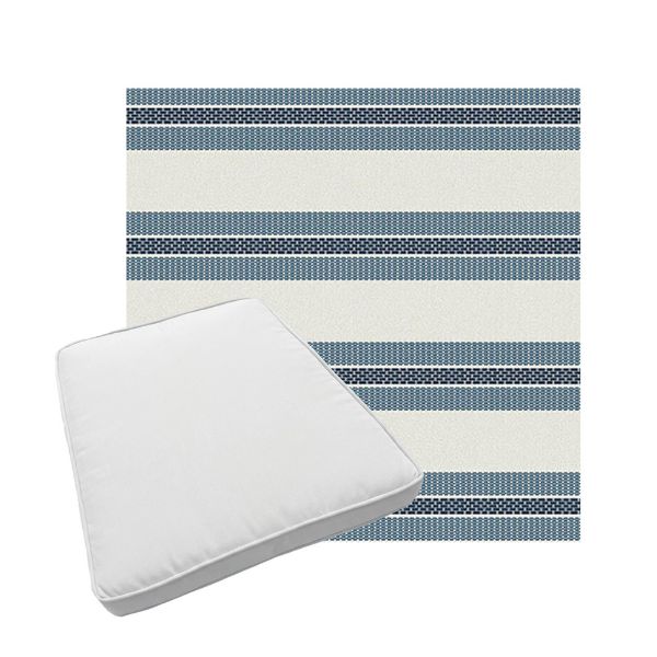 Custom outdoor patio furniture cushions from Cascadia Outdoor Cushions in Sunbrella Fabrics