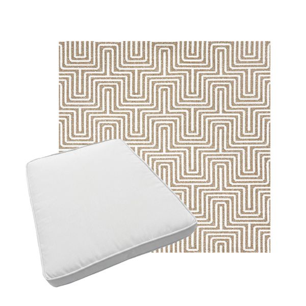 Custom outdoor patio furniture cushions from Cascadia Outdoor Cushions in Sunbrella Fabrics