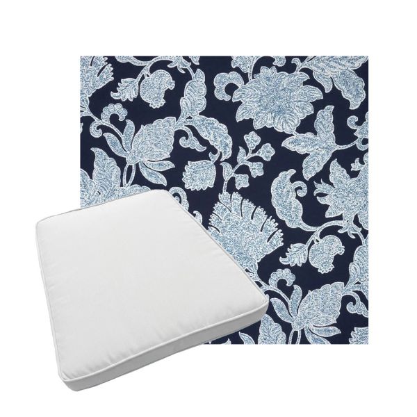 Custom outdoor patio furniture cushions from Cascadia Outdoor Cushions in Sunbrella Fabrics