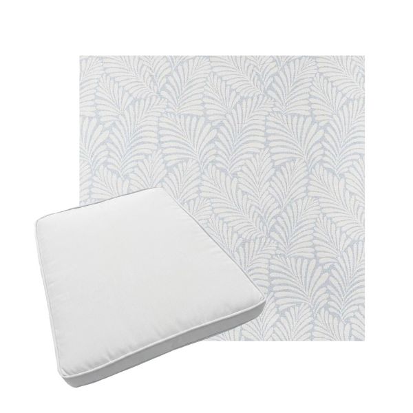 Custom outdoor patio furniture cushions from Cascadia Outdoor Cushions in Sunbrella Fabrics