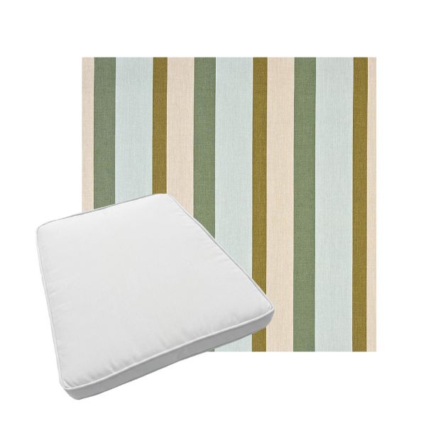 Custom outdoor patio furniture cushions from Cascadia Outdoor Cushions in Sunbrella Fabrics