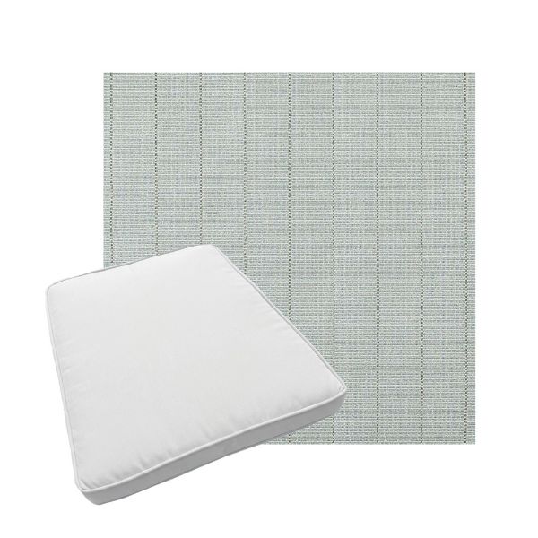 Custom outdoor patio furniture cushions from Cascadia Outdoor Cushions in Sunbrella Fabrics