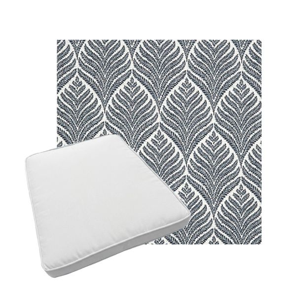 Custom outdoor patio furniture cushions from Cascadia Outdoor Cushions in Sunbrella Fabrics