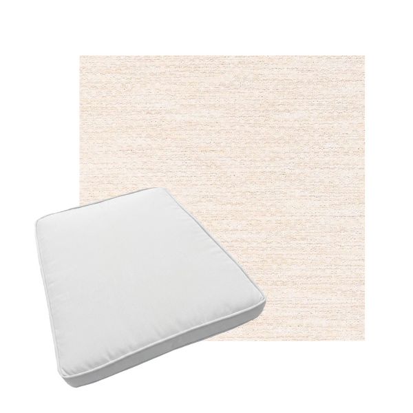 Custom outdoor patio furniture cushions from Cascadia Outdoor Cushions in Sunbrella Fabrics