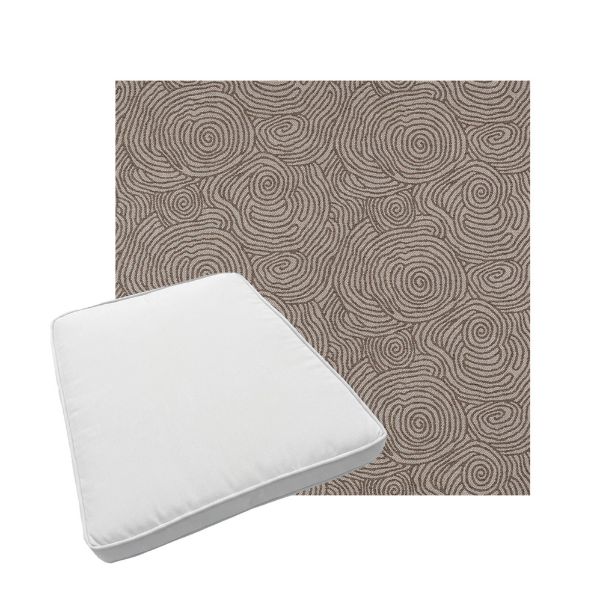 Custom outdoor patio furniture cushions from Cascadia Outdoor Cushions in Sunbrella Fabrics
