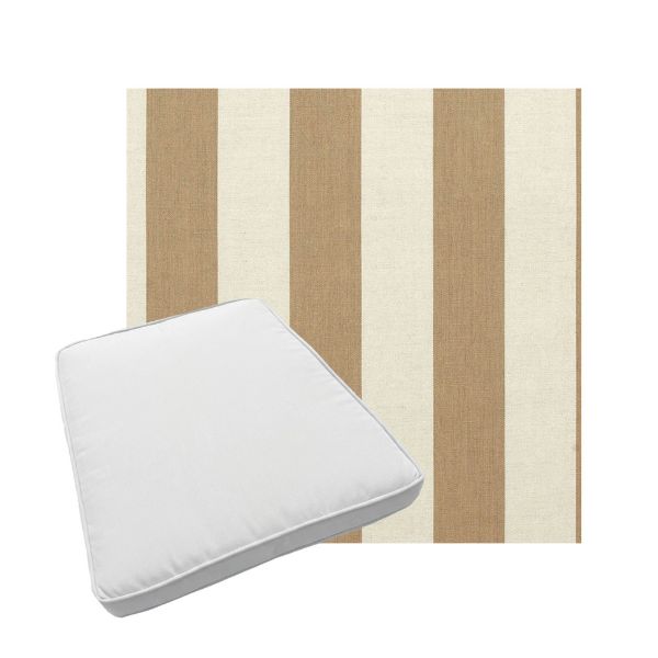 Custom outdoor patio furniture cushions from Cascadia Outdoor Cushions in Sunbrella Fabrics