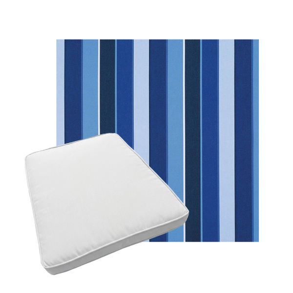 Custom outdoor patio furniture cushions from Cascadia Outdoor Cushions in Sunbrella Fabrics