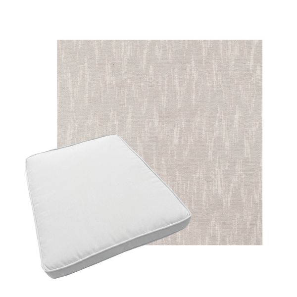 Custom outdoor patio furniture cushions from Cascadia Outdoor Cushions in Sunbrella Fabrics