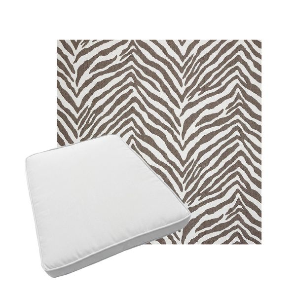 Custom outdoor patio furniture cushions from Cascadia Outdoor Cushions in Sunbrella Fabrics