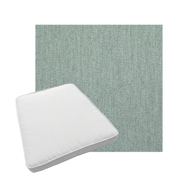 Custom outdoor patio furniture cushions from Cascadia Outdoor Cushions in Sunbrella Fabrics