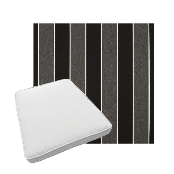 Custom outdoor patio furniture cushions from Cascadia Outdoor Cushions in Sunbrella Fabrics