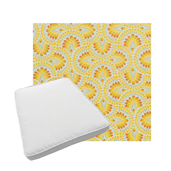 Custom outdoor patio furniture cushions from Cascadia Outdoor Cushions in Sunbrella Fabrics