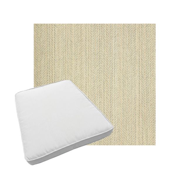 Custom outdoor patio furniture cushions from Cascadia Outdoor Cushions in Sunbrella Fabrics