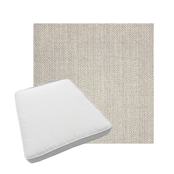 Custom outdoor patio furniture cushions from Cascadia Outdoor Cushions in Sunbrella Fabrics