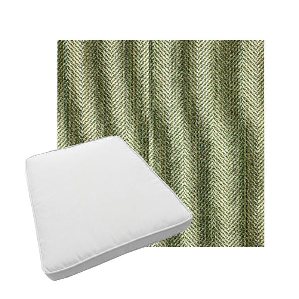 Custom outdoor patio furniture cushions from Cascadia Outdoor Cushions in Sunbrella Fabrics