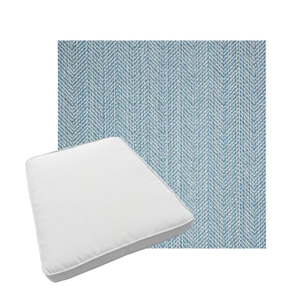 Custom outdoor patio furniture cushions from Cascadia Outdoor Cushions in Sunbrella Fabrics