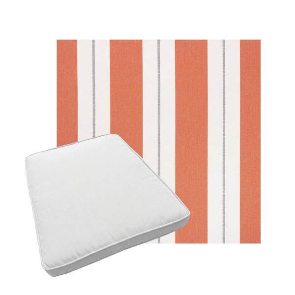 Custom outdoor patio furniture cushions from Cascadia Outdoor Cushions in Sunbrella Fabrics