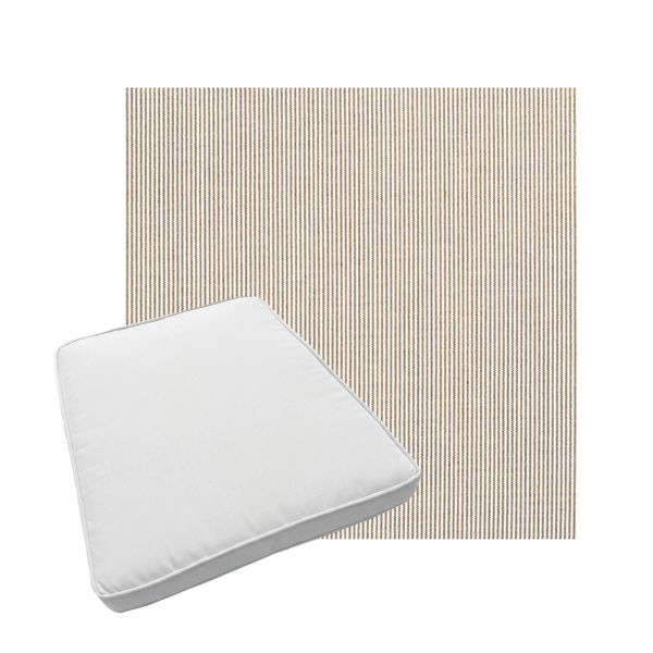 Custom outdoor patio furniture cushions from Cascadia Outdoor Cushions in Sunbrella Fabrics