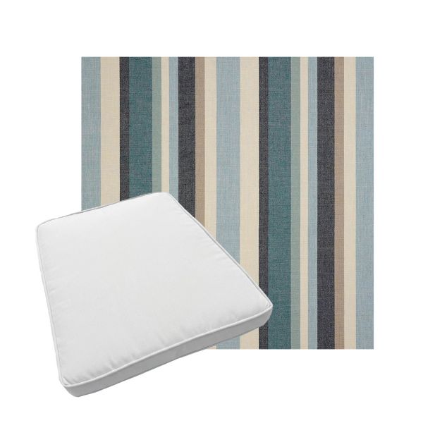 Custom outdoor patio furniture cushions from Cascadia Outdoor Cushions in Sunbrella Fabrics