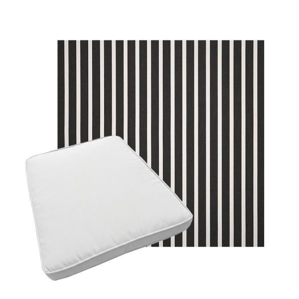 Custom outdoor patio furniture cushions from Cascadia Outdoor Cushions in Sunbrella Fabrics