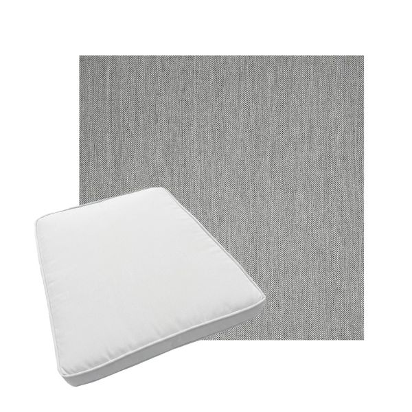 Custom outdoor patio furniture cushions from Cascadia Outdoor Cushions in Sunbrella Fabrics