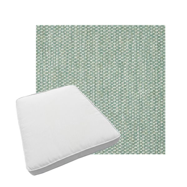 Custom outdoor patio furniture cushions from Cascadia Outdoor Cushions in Sunbrella Fabrics