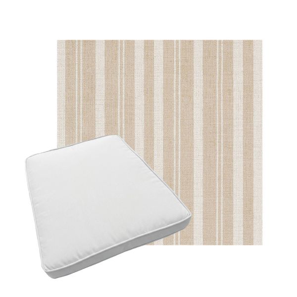 Custom outdoor patio furniture cushions from Cascadia Outdoor Cushions in Sunbrella Fabrics