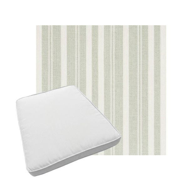 Custom outdoor patio furniture cushions from Cascadia Outdoor Cushions in Sunbrella Fabrics