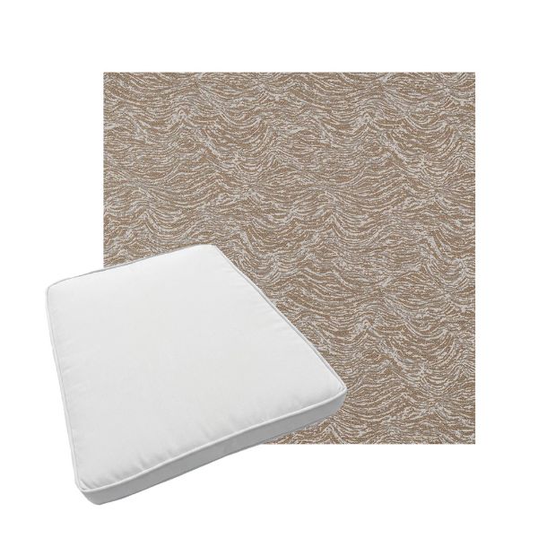 Custom outdoor patio furniture cushions from Cascadia Outdoor Cushions in Sunbrella Fabrics