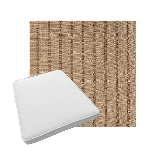 Custom outdoor patio furniture cushions from Cascadia Outdoor Cushions in Sunbrella Fabrics