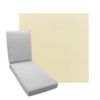 Boxed Chaise Lounge Cushion in Sunbrella Fabric by Cascadia Outdoor Cushions