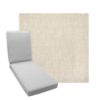 Boxed Chaise Lounge Cushion in Sunbrella Fabric by Cascadia Outdoor Cushions