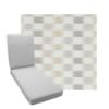 Boxed Chaise Lounge Cushion in Sunbrella Fabric by Cascadia Outdoor Cushions