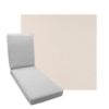 Boxed Chaise Lounge Cushion in Sunbrella Fabric by Cascadia Outdoor Cushions