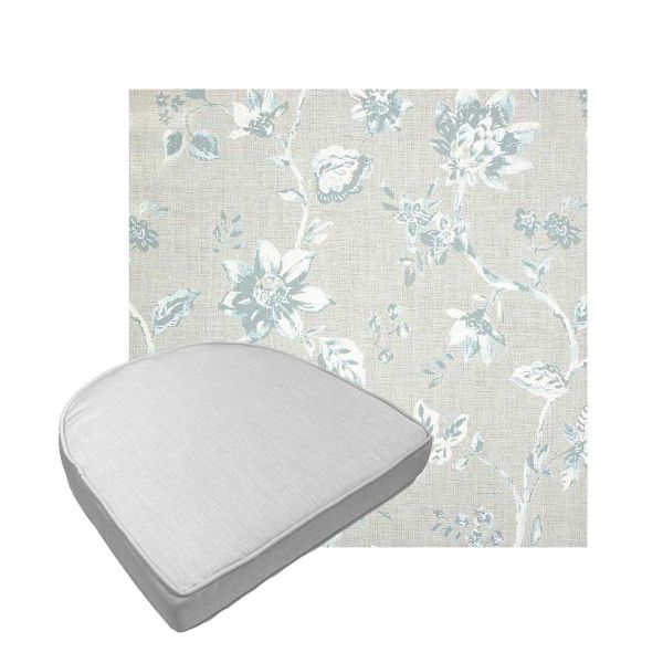 Custom outdoor contoured seat cushions from Cascadia Outdoor Cushions in Sunbrella Fabrics