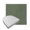 Custom outdoor contoured seat cushions from Cascadia Outdoor Cushions in Sunbrella Fabrics