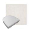 Custom outdoor contoured seat cushions from Cascadia Outdoor Cushions in Sunbrella Fabrics