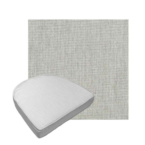 Custom outdoor contoured seat cushions from Cascadia Outdoor Cushions in Sunbrella Fabrics