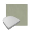 Custom outdoor contoured seat cushions from Cascadia Outdoor Cushions in Sunbrella Fabrics