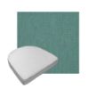 Custom outdoor contoured seat cushions from Cascadia Outdoor Cushions in Sunbrella Fabrics