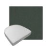 Custom outdoor contoured seat cushions from Cascadia Outdoor Cushions in Sunbrella Fabrics
