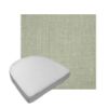 Custom outdoor contoured seat cushions from Cascadia Outdoor Cushions in Sunbrella Fabrics