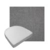 Custom outdoor contoured seat cushions from Cascadia Outdoor Cushions in Sunbrella Fabrics