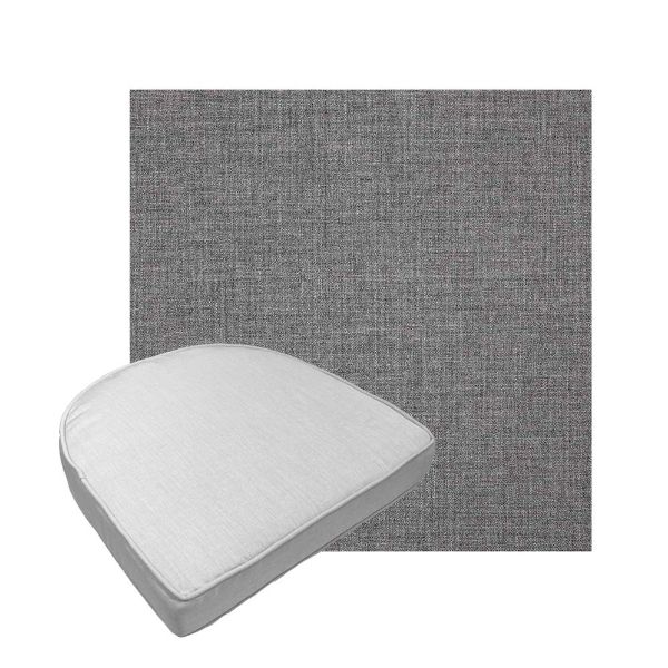 Custom outdoor contoured seat cushions from Cascadia Outdoor Cushions in Sunbrella Fabrics