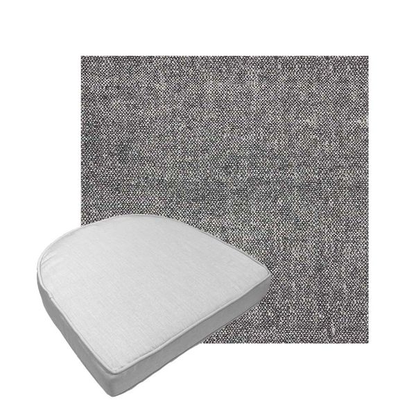 Custom outdoor contoured seat cushions from Cascadia Outdoor Cushions in Sunbrella Fabrics