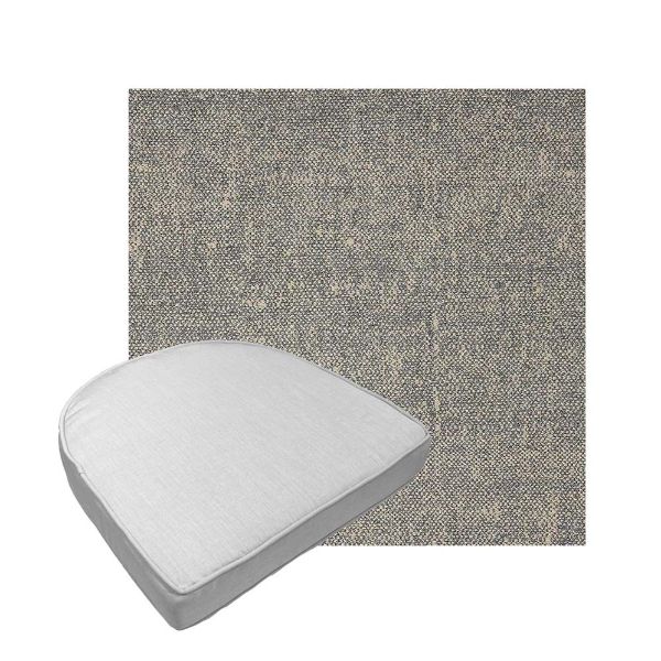 Custom outdoor contoured seat cushions from Cascadia Outdoor Cushions in Sunbrella Fabrics