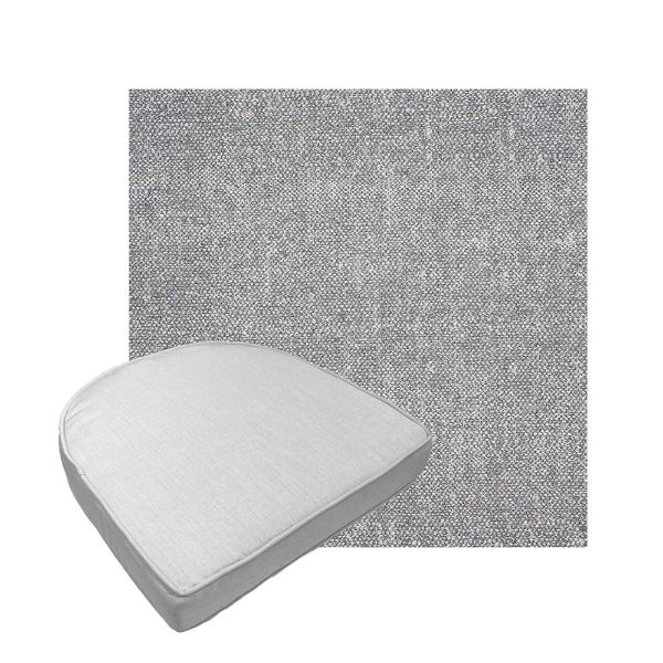 Custom outdoor contoured seat cushions from Cascadia Outdoor Cushions in Sunbrella Fabrics